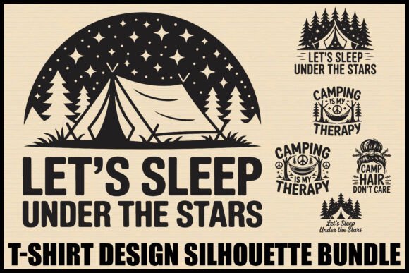 Camping Quotes Bundle: A Graphic Design Asset for Crafts and Graphics