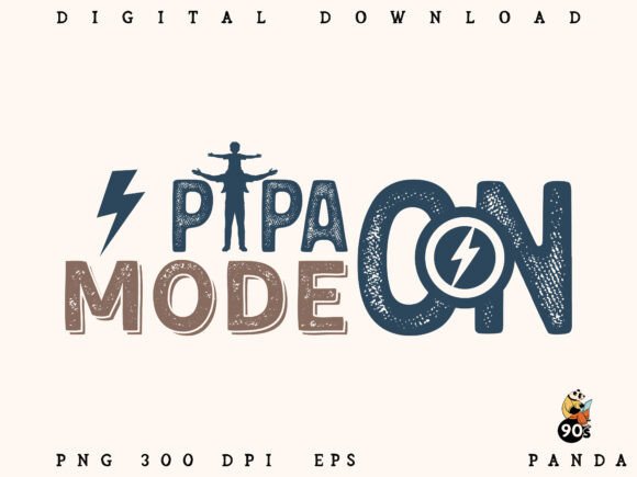 Papa Mode on Png Eps Design for Crafts and Graphics