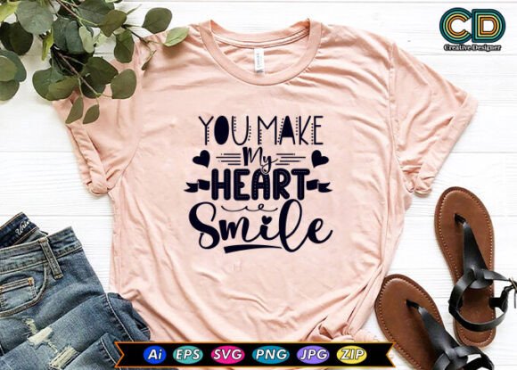 You Make My Heart Smile Free Designs for Graphics and Crafts